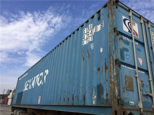 Κίνα Το μέταλλο χρησιμοποίησε τα εμπορευματοκιβώτια ωκεάνιου φορτίου για την πώληση, εμπορευματοκιβώτιο θάλασσας 20 ποδιών προμηθευτής