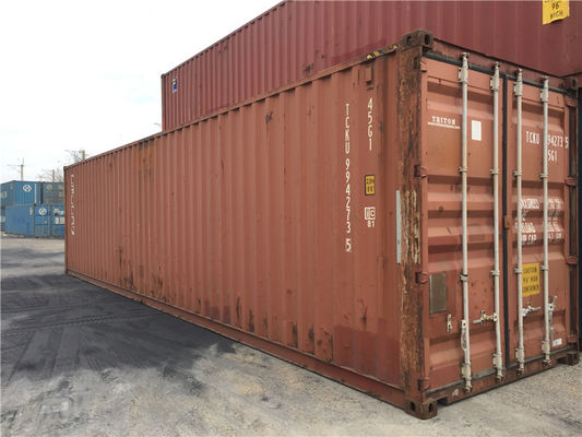 Κίνα εμπορευματοκιβώτια χάλυβα από δεύτερο χέρι κύβων 45ft υψηλά για την ωκεάνια μεταφορά εδάφους προμηθευτής